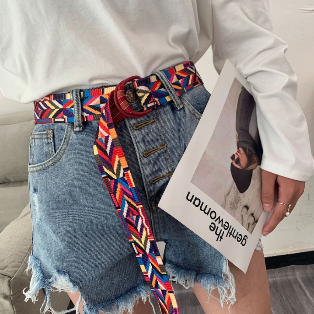 Boho Tribal Statement Belt | Adjustable Festival Waist or Hip Belt